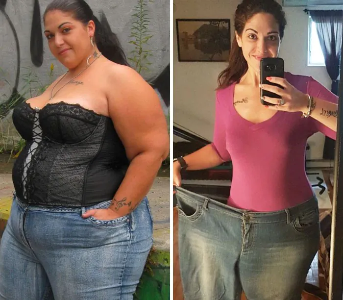 Chloe before and after